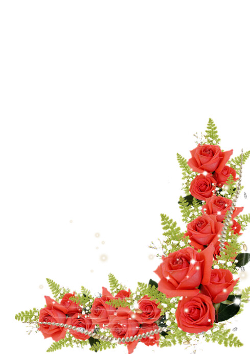 Flowers Border Template PosterMyWall