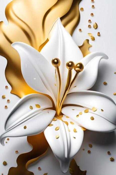 Flowers design background 海报 template