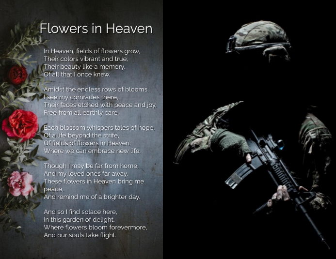 Copy of Flowers in Heaven 2 PosterMyWall