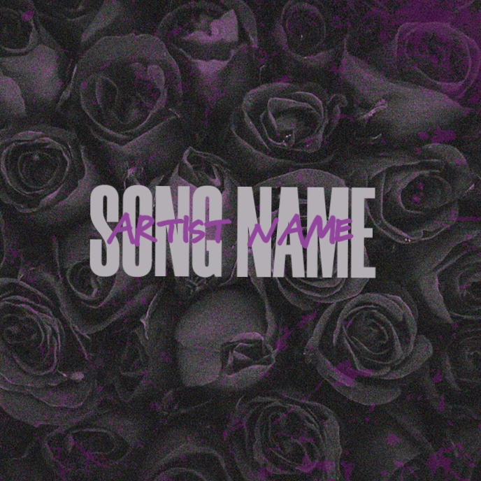 Flowers Rap Album Cover Art Templates | PosterMyWall