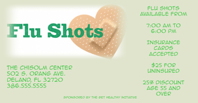 Flu Shot Flyer Template Facebook Shared Image