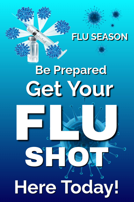 Flu Shot Poster Design