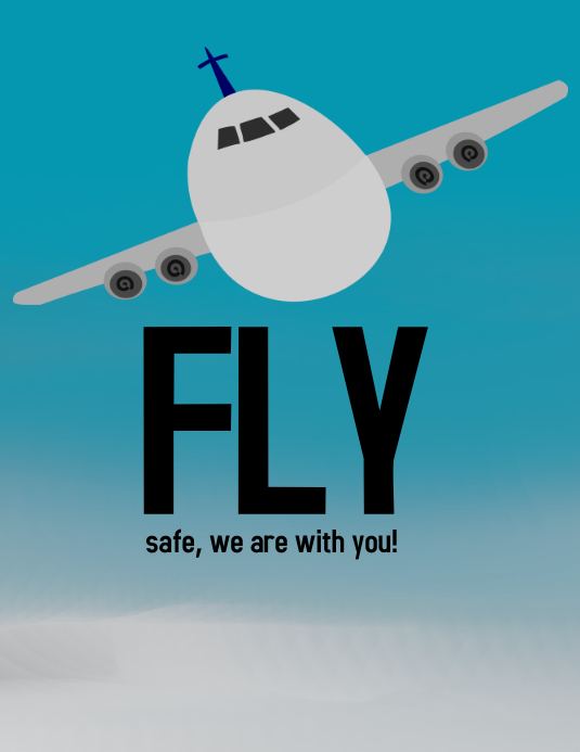 Fly Travel Poster Template | PosterMyWall