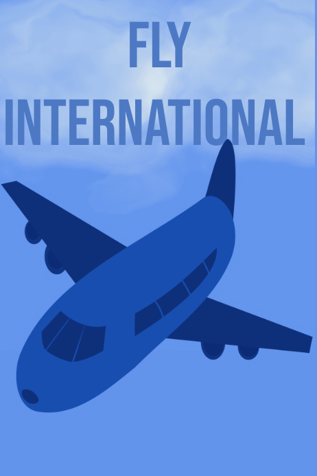 Fly International poster Template | PosterMyWall