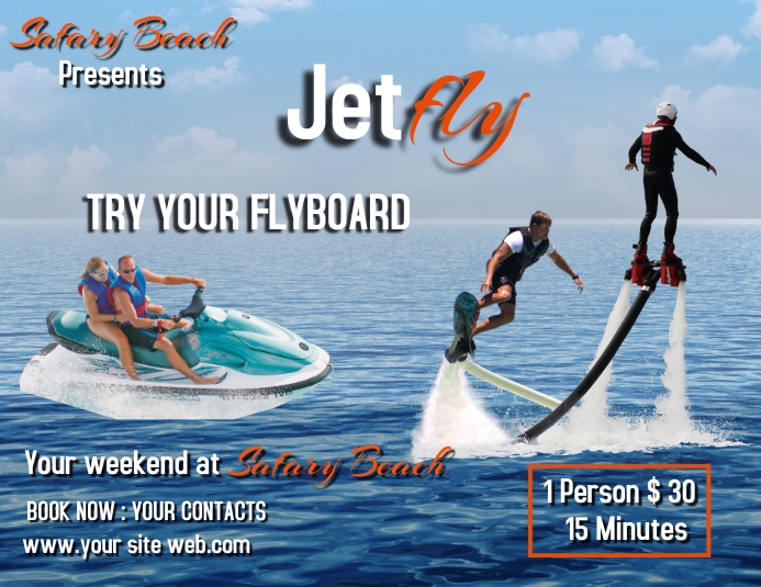 Copy of flyboard flyer template | PosterMyWall