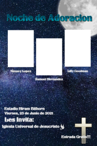 Flyer Christian Concert o Actividad Cristiana 海报 template