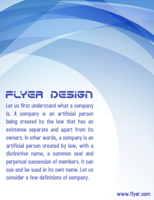 Flyer Firmenprofil Vorlage Postermywall