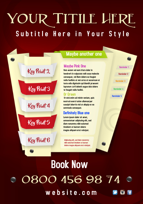 Flyer Design Template Postermywall