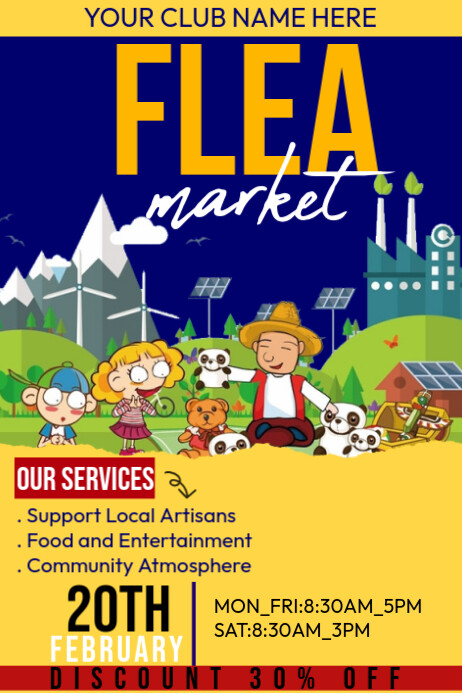 FLYER DESIGN Poster template