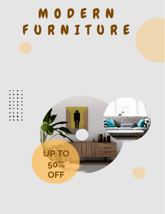 Flyer design Ulotka (US Letter) template