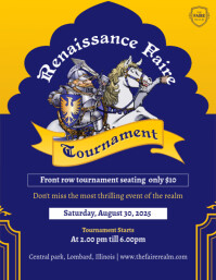 Flyer Traditional Celebration Historic Event template