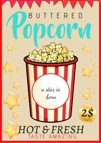 Flyers Template Popcorn PosterMyWall