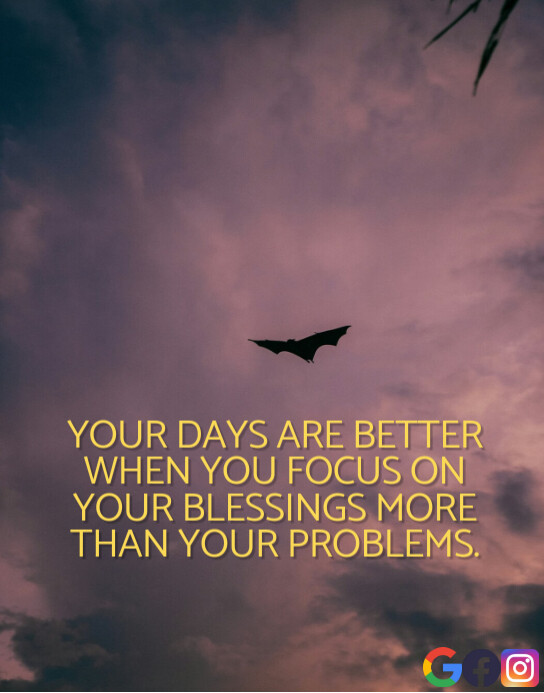 FOCUS AND PROBLEMS QUOTE TEMPLATE Poster/Wallboard