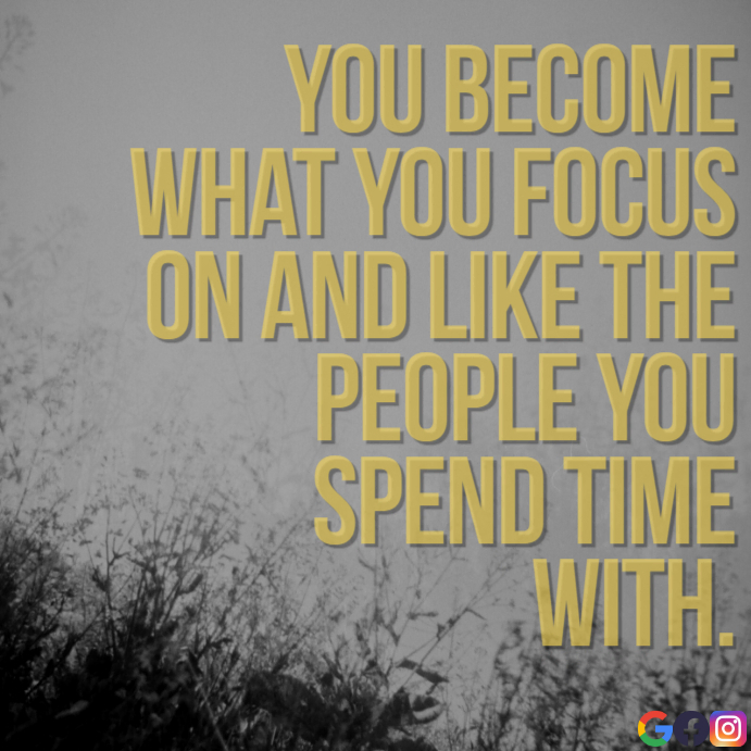 FOCUS AND SPEND QUOTE TEMPLATE Square (1:1)