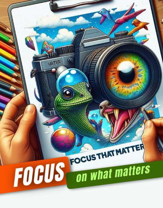 Text Focus Poster Focus Template | PosterMyWall