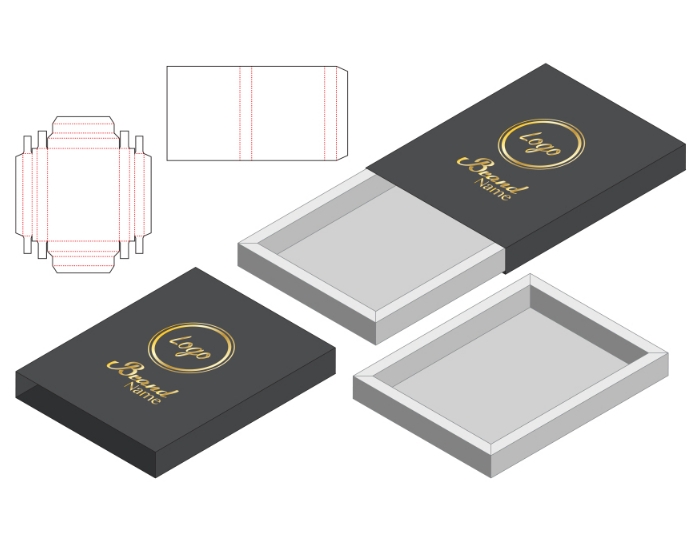 Stackable Packaging Template FOLDABLE PACKAGING FREE TEMPLATE TEMPLATES | PosterMyWall