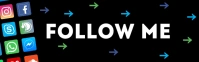 Follow me twitch panel free template design