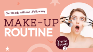 Rose follow my make up routine youyubr video thumb YouTube-miniature Template