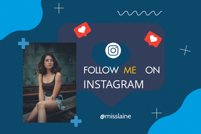 Follow On Instagram Template Postermywall Follow On Instagram Template Postermywall