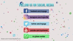 500 Follow Me Customizable Design Templates Postermywall 500 Follow Me Customizable Design Templates Postermywall