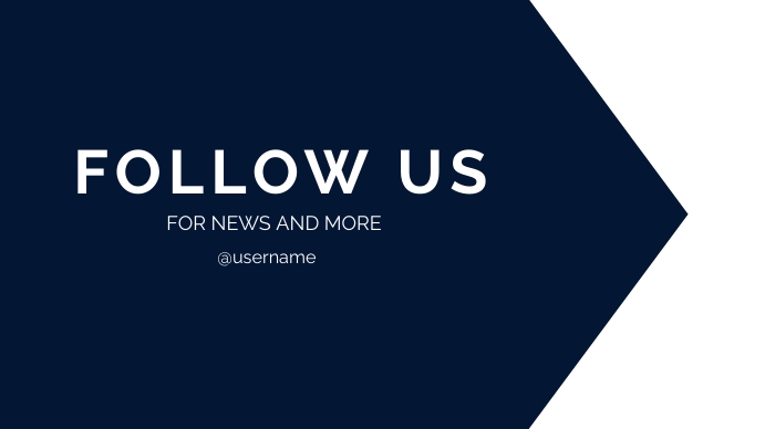 Follow us for more info Template | PosterMyWall