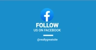 Follow us on facebook Obraz udostępniany na Facebooku template