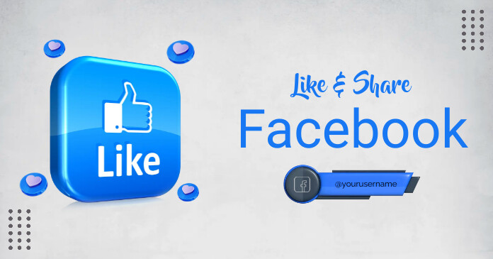 Follow Facebook Design FOLLOW US ON FACEBOOK Template | PosterMyWall