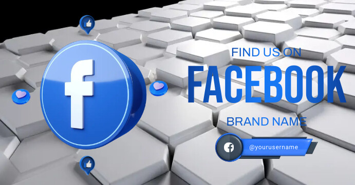 Follow Facebook Design FOLLOW US ON FACEBOOK Template | PosterMyWall