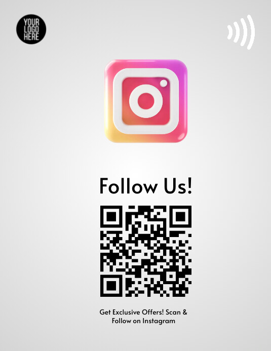 follow us on instagram Template | PosterMyWall