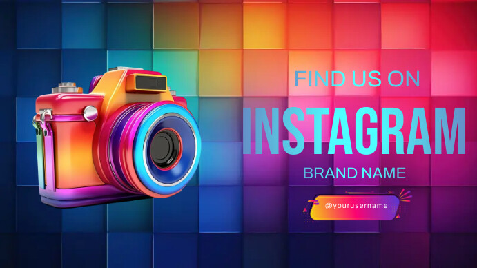 FOLLOW US ON INSTAGRAM Templat | PosterMyWall