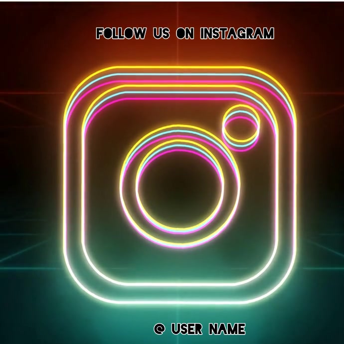 Follow us on instagram Template | PosterMyWall
