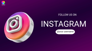 Follow us on online Presentation (16:9) template