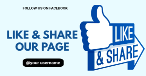 Follow us on online Template Facebook Event Cover