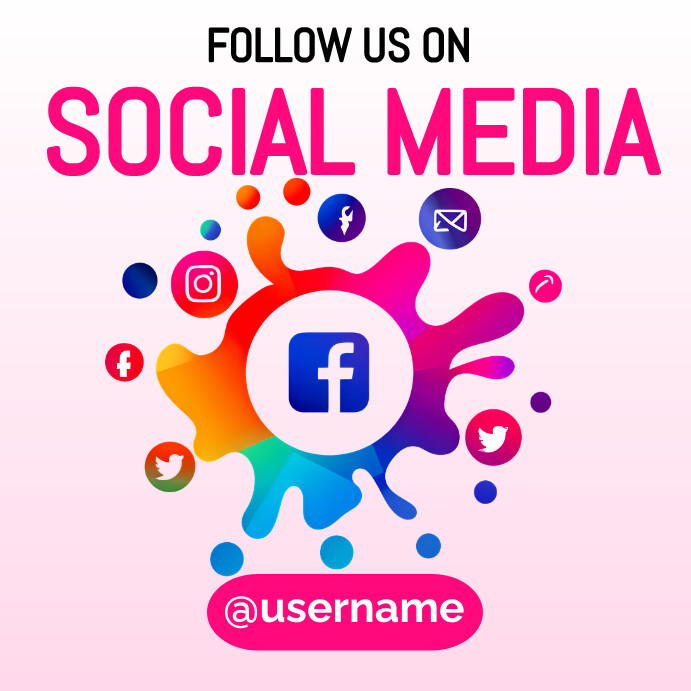 follow us on social media Template | PosterMyWall