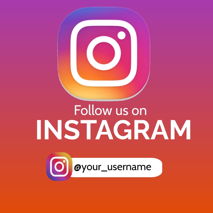 FOLLOW US ON SOCIAL MEDIA Template | PosterMyWall