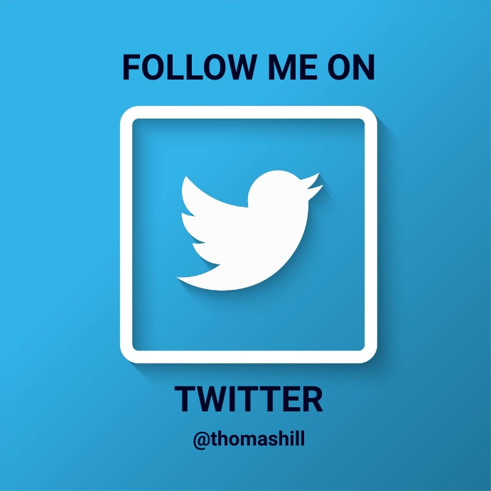 FOLLOW US ON TWITTER Template PosterMyWall follow-us-on-twitter-template-postermywall