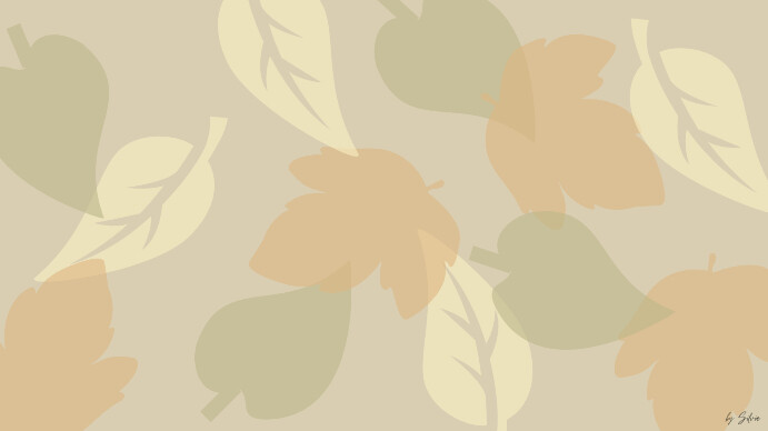 Fondo de hojas de otoño leaves background Presentation (16:9) template