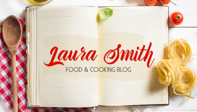 Copy of Food & Cooking blog header template | PosterMyWall