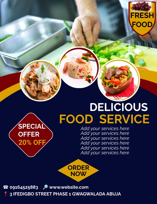 Food (6) Template | PosterMyWall