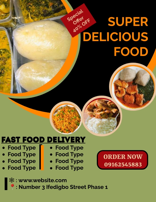 Food (6) Template | PosterMyWall