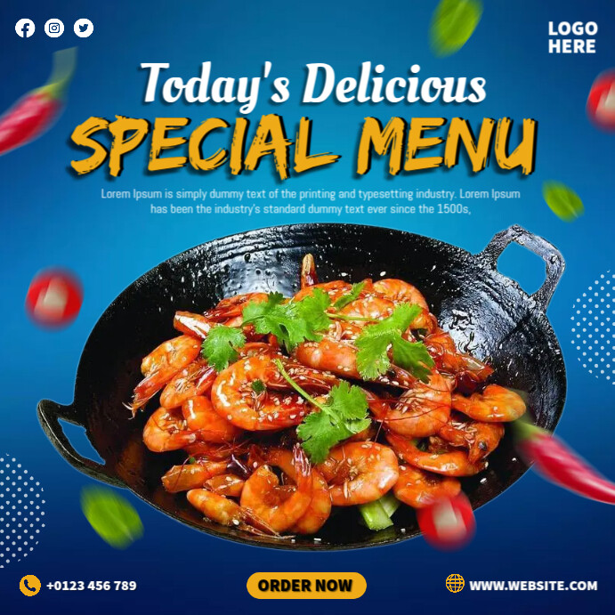 Food Ads Template | PosterMyWall