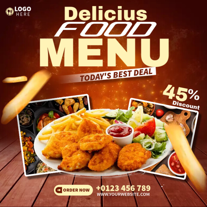 Food Ads Template | PosterMyWall