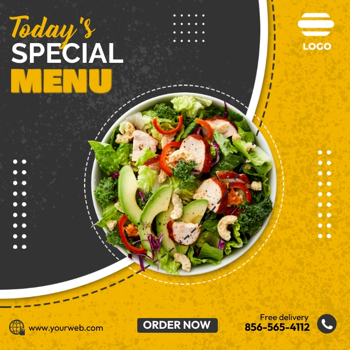 Copy of Food Ads Template | PosterMyWall