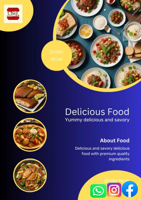 Food advertisement Template | PosterMyWall