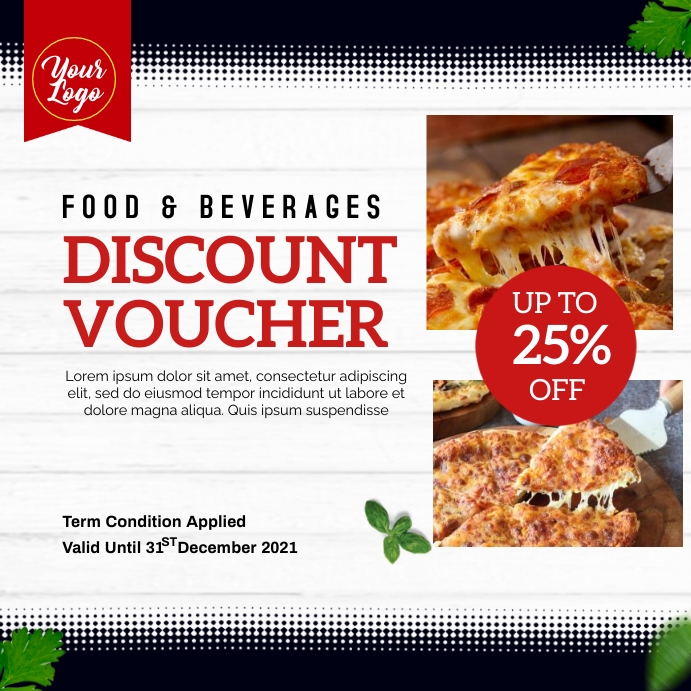 Food Discounters Food and Beverages Discount Template | PosterMyWall