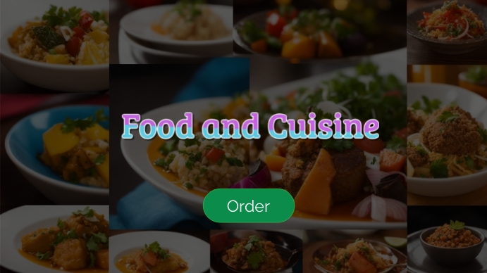 Food and Cuisine YouTube Duimnael template