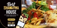 Food banner ad design template