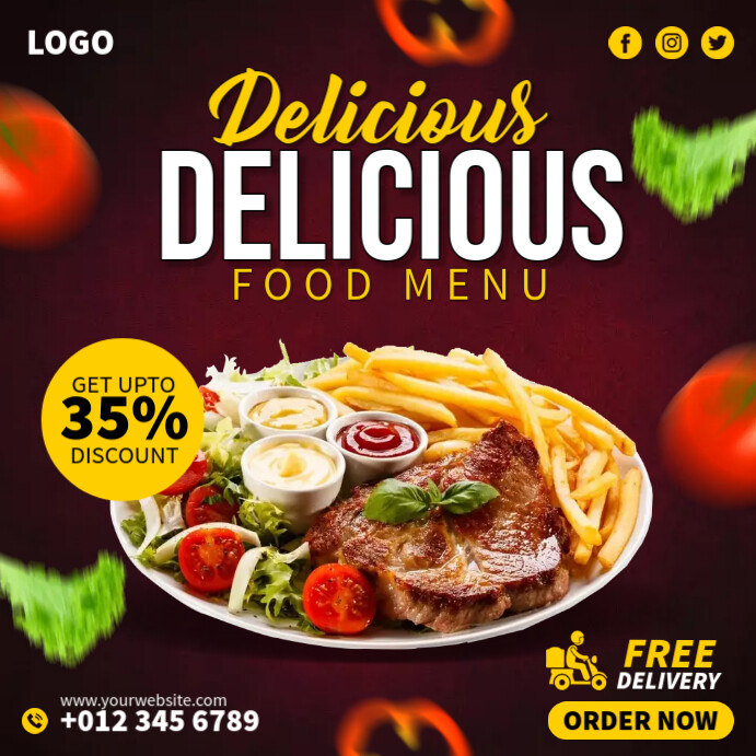 Food Best Deals Template PosterMyWall Food Best Deals Template PosterMyWall