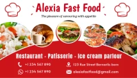 Food Business Card นามบัตร template