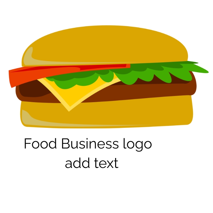 Food Business logo design template. Логотип